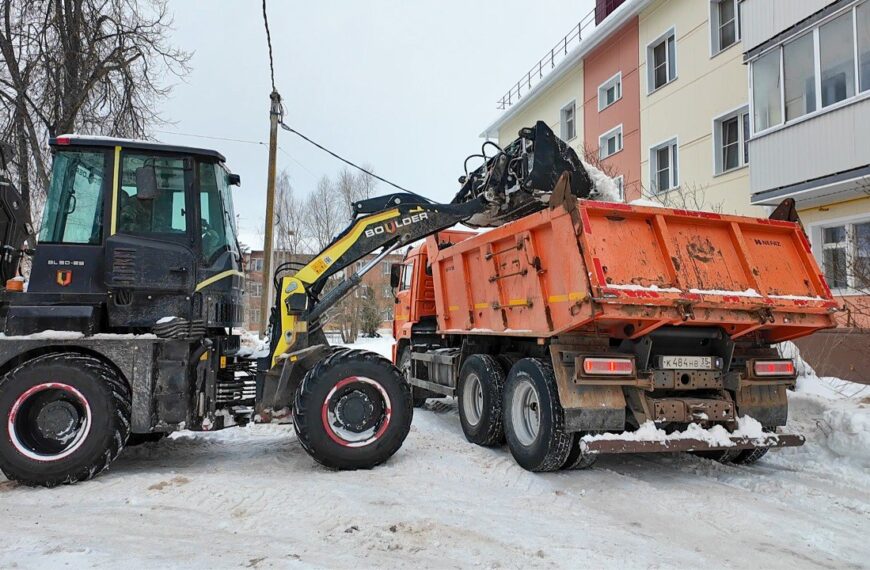 В Клину продолжается вывоз снега на сельских территориях&hellip;
