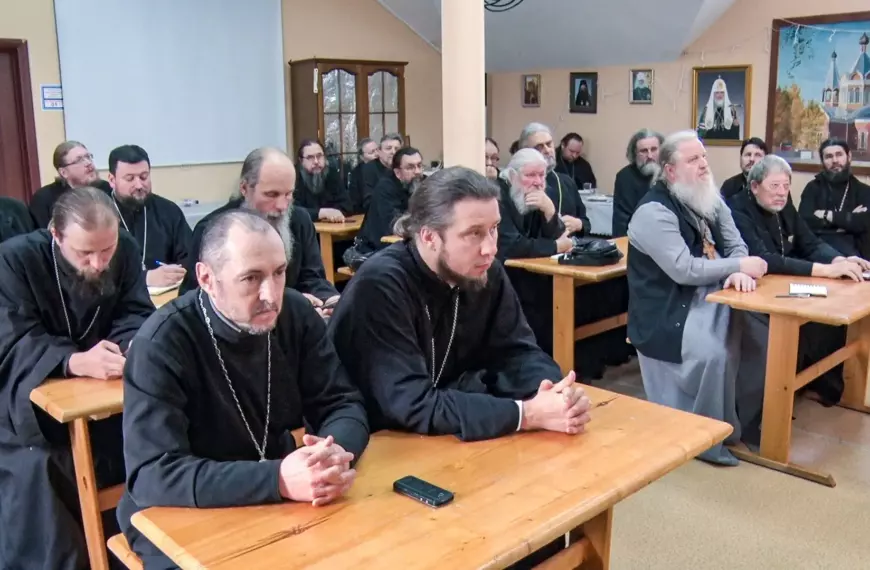 В храме «Всех скорбящих радость» прошли традиционные встречи с клинским благочинием (12+)