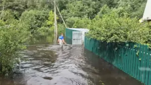 Спасатели эвакуируют людей из затопленных СНТ (12+)