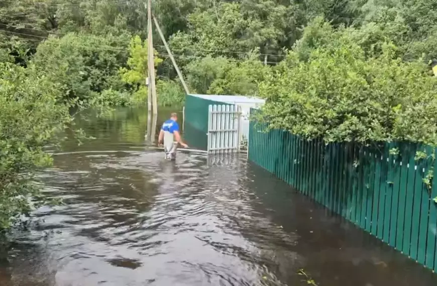 Спасатели эвакуируют людей из затопленных СНТ (12+)