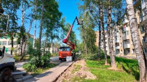 Сотрудники «Клинского городского хозяйства» наводят порядок в округе&hellip;