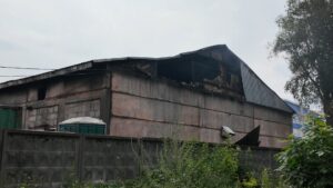 В Клину горели складские помещения (12+)