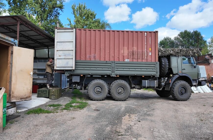 Еще один конвой отправили клинские волонтеры в зону спецоперации (12+)