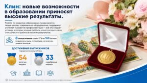 Клин: новые возможности в образовании приносят высокие результаты&hellip;