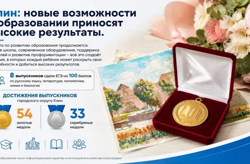 Клин: новые возможности в образовании приносят высокие результаты&hellip;
