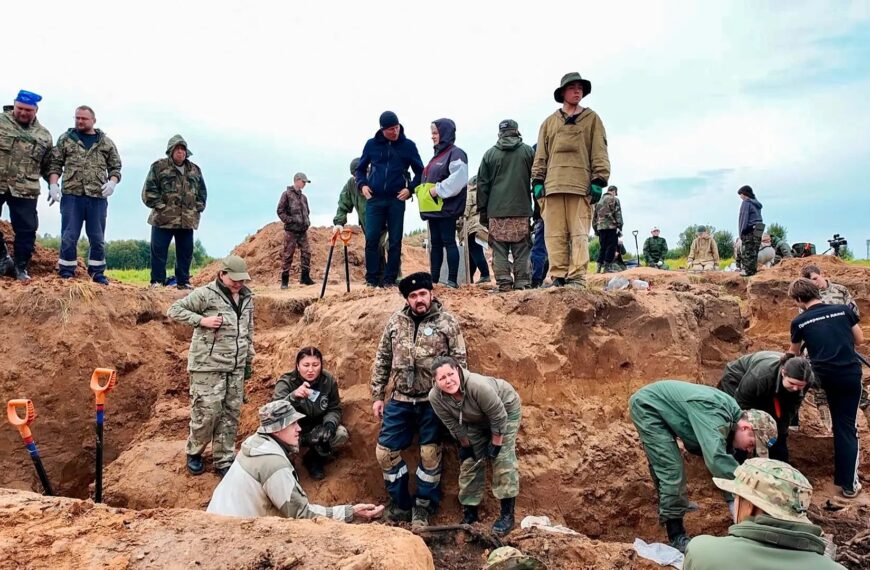 В Папивино найдены медальоны бойцов ВОВ (12+)