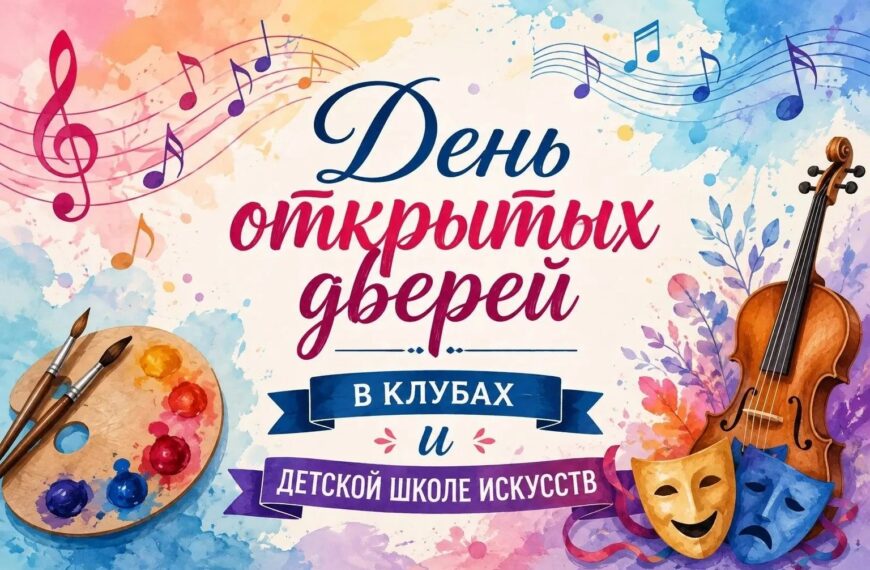 В городском округе Клин пройдут Дни открытых дверей в клубах и Детской школе искусств (12+)