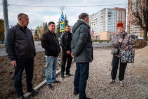 Благоустройство пешеходной дорожки в Бородинском проезде — на&hellip;